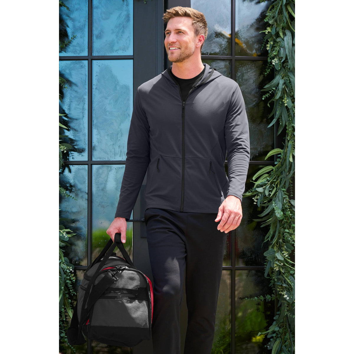 no-logo Port Authority Voyager Sports Duffel-Bags-Port Authority-Thread Logic