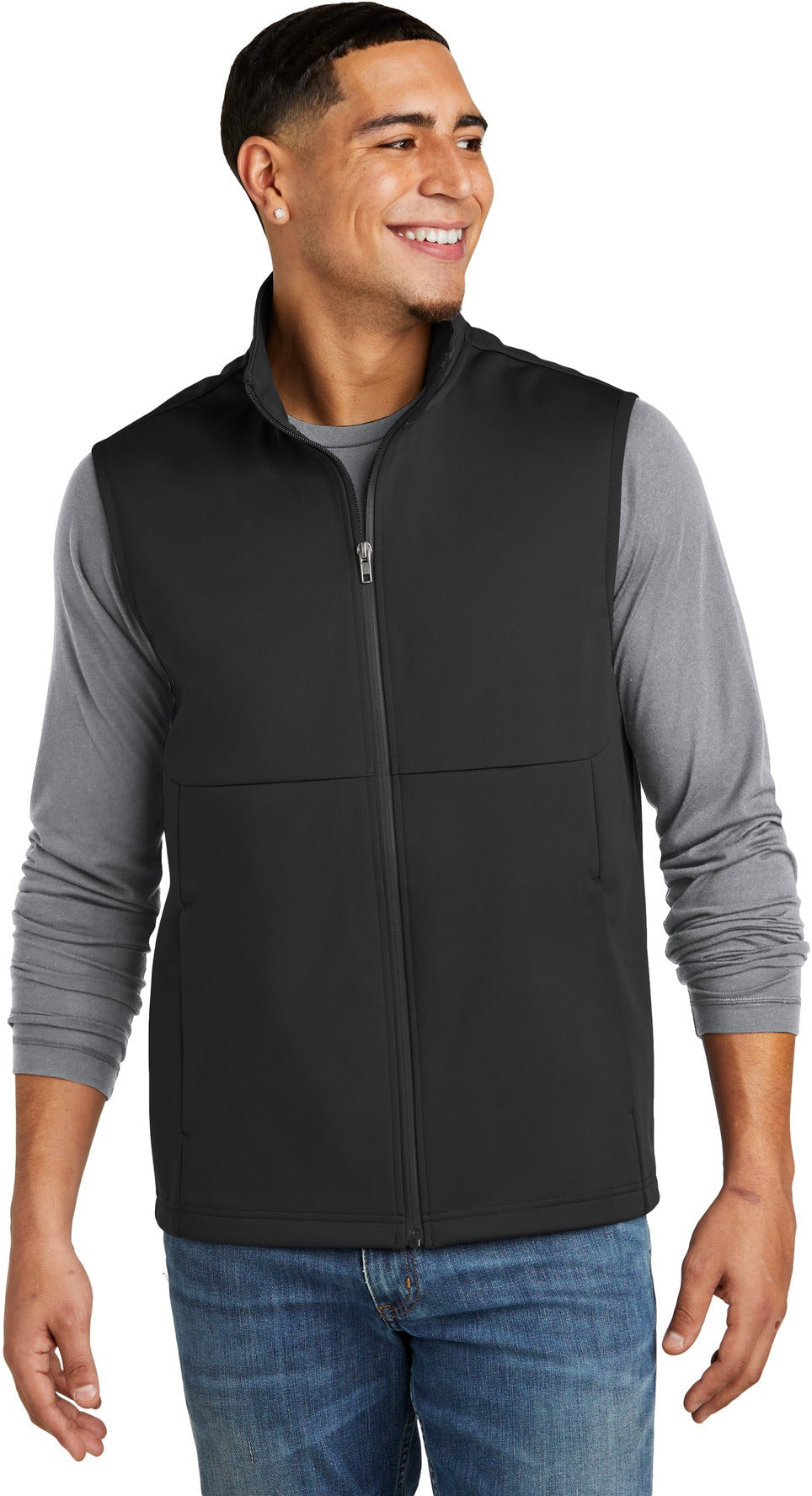 no-logo Sport-Tek Soft Shell Vest-Sport-Tek-Thread Logic