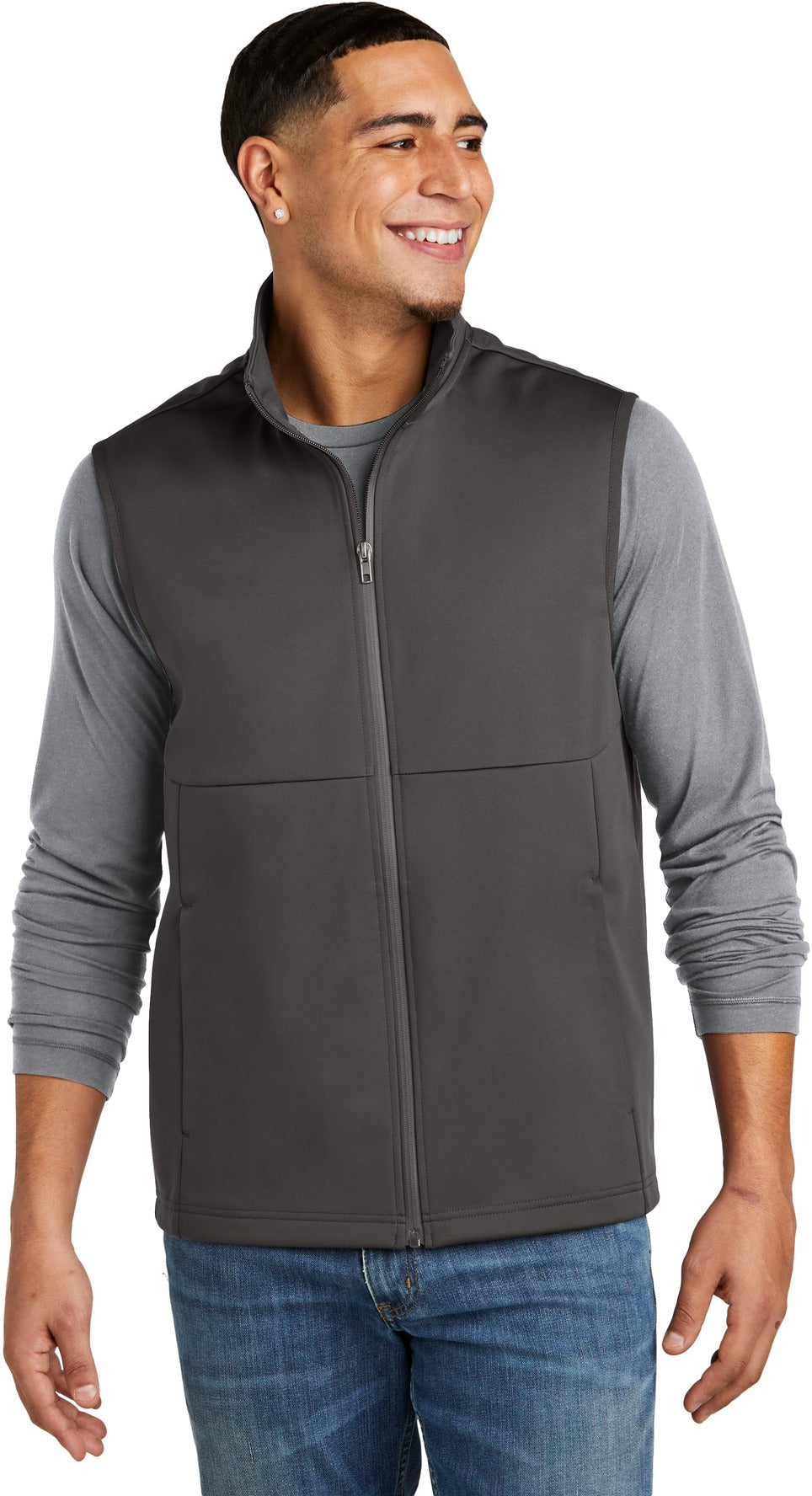 no-logo Sport-Tek Soft Shell Vest-Sport-Tek-Thread Logic