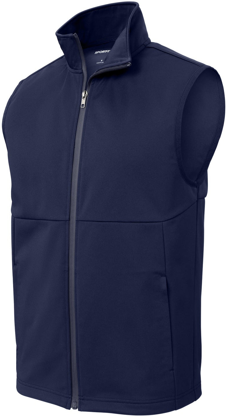 Sport-Tek Soft Shell Vest-Sport-Tek-True Navy-XS-Thread Logic