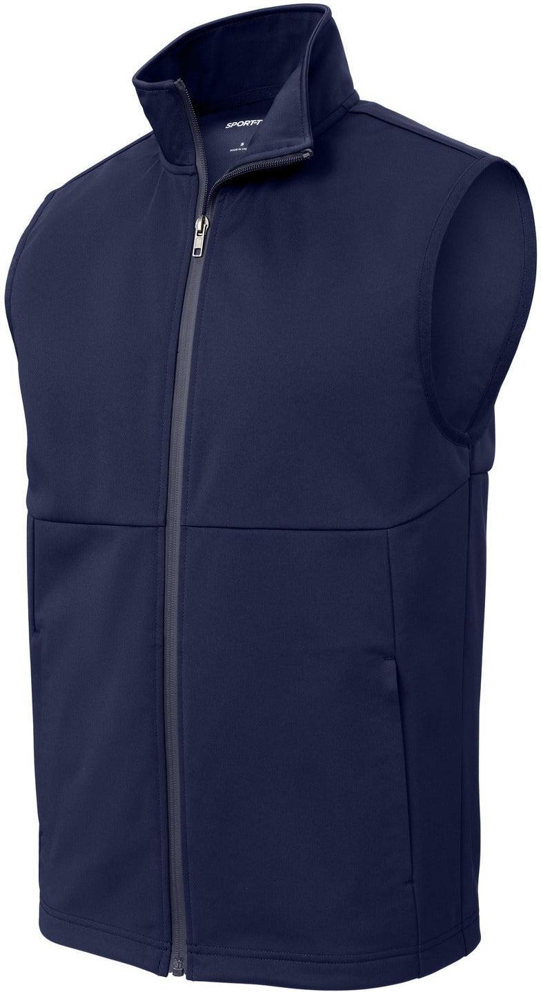 Sport-Tek Soft Shell Vest-Sport-Tek-True Navy-XS-Thread Logic