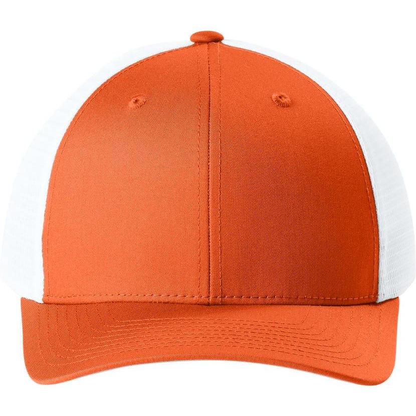 no-logo Sport-Tek Stretch-Tek Snapback Trucker Cap