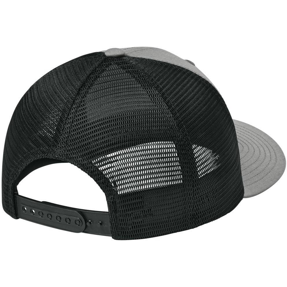 no-logo Sport-Tek Stretch-Tek Snapback Trucker Cap