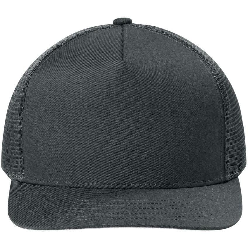 no-logo Sport-Tek Stretch-Tek 5-Panel Trucker Cap
