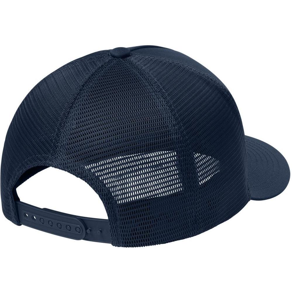 no-logo Sport-Tek Stretch-Tek 5-Panel Trucker Cap
