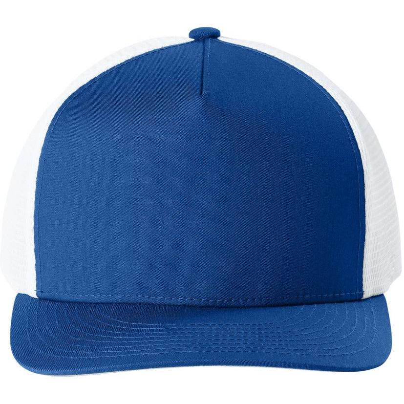 no-logo Sport-Tek Stretch-Tek 5-Panel Trucker Cap