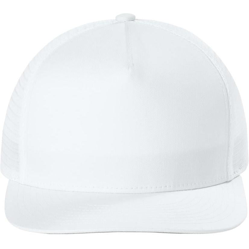 no-logo Sport-Tek Stretch-Tek 5-Panel Trucker Cap
