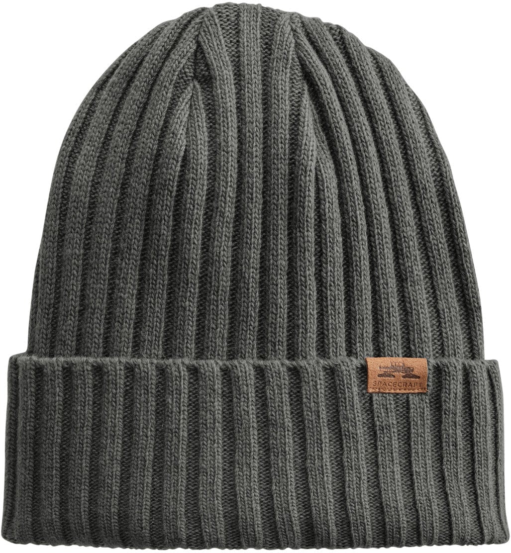 No-Logo CLOSEOUT - Spacecraft Square Knot Beanie-Headwear-Spacecraft-Gray-1 Size-Thread Logic