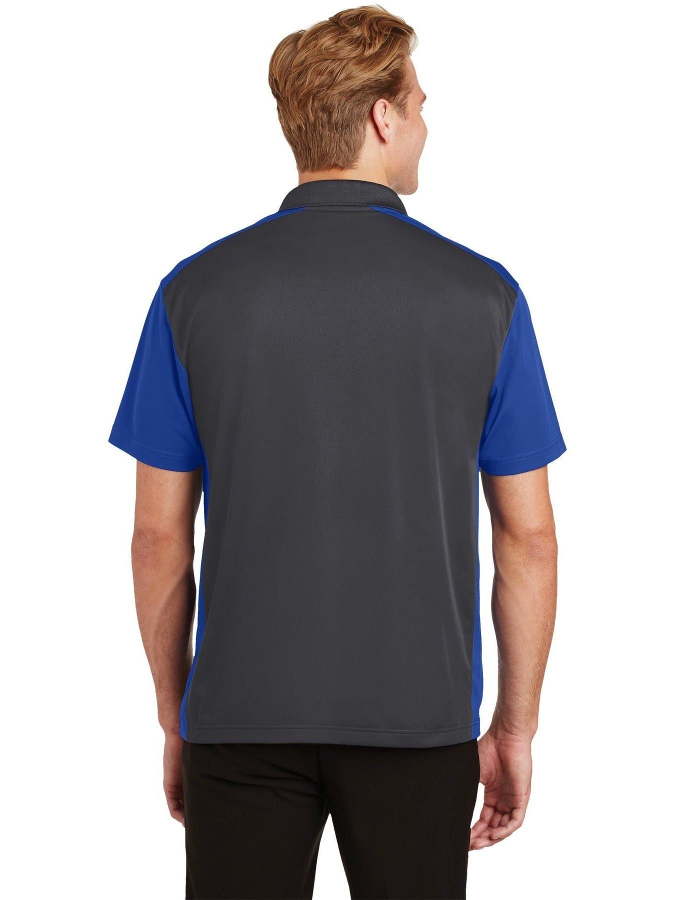 no-logo Sport-Tek Colorblock Micropique Sport-Wick Polo-Regular-Sport-Tek-Thread Logic