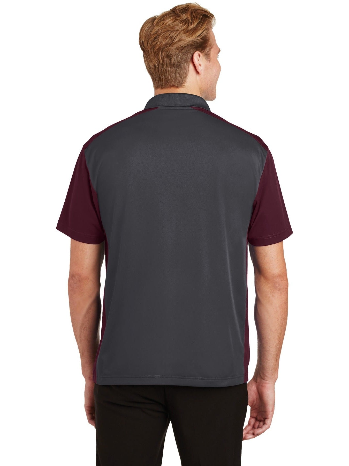 no-logo Sport-Tek Colorblock Micropique Sport-Wick Polo-Regular-Sport-Tek-Thread Logic