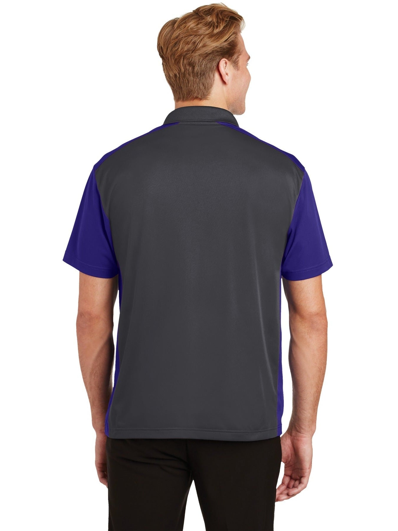 no-logo Sport-Tek Colorblock Micropique Sport-Wick Polo-Regular-Sport-Tek-Thread Logic