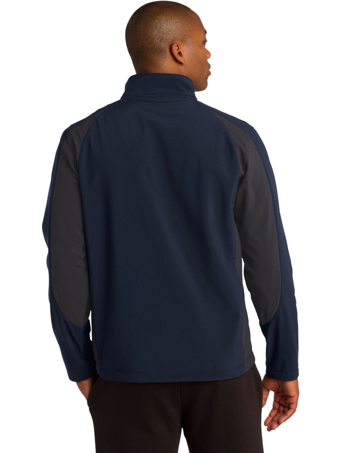 no-logo Sport-Tek Colorblock Soft Shell Jacket-Regular-Sport-Tek-Thread Logic
