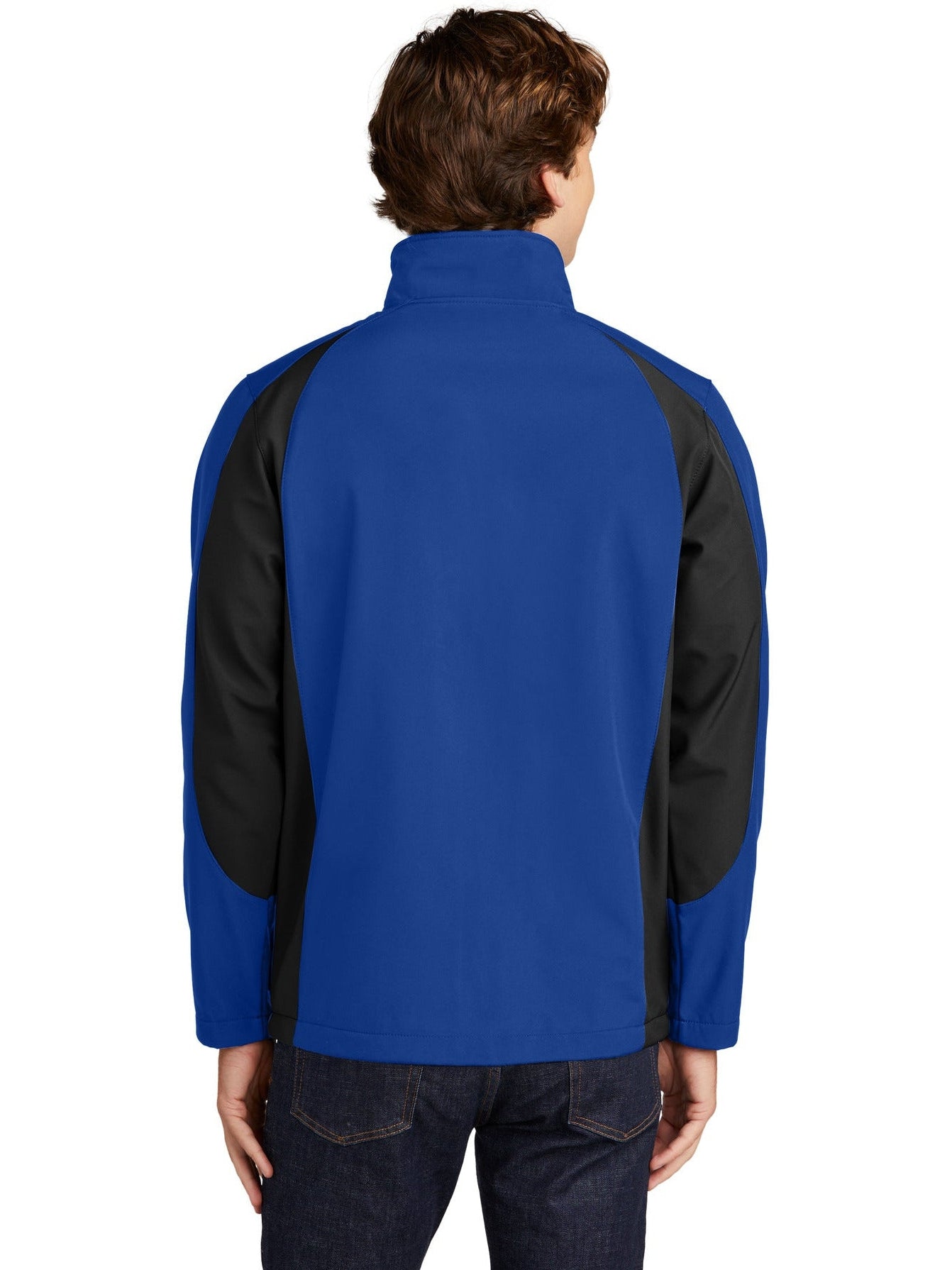 no-logo Sport-Tek Colorblock Soft Shell Jacket-Regular-Sport-Tek-Thread Logic