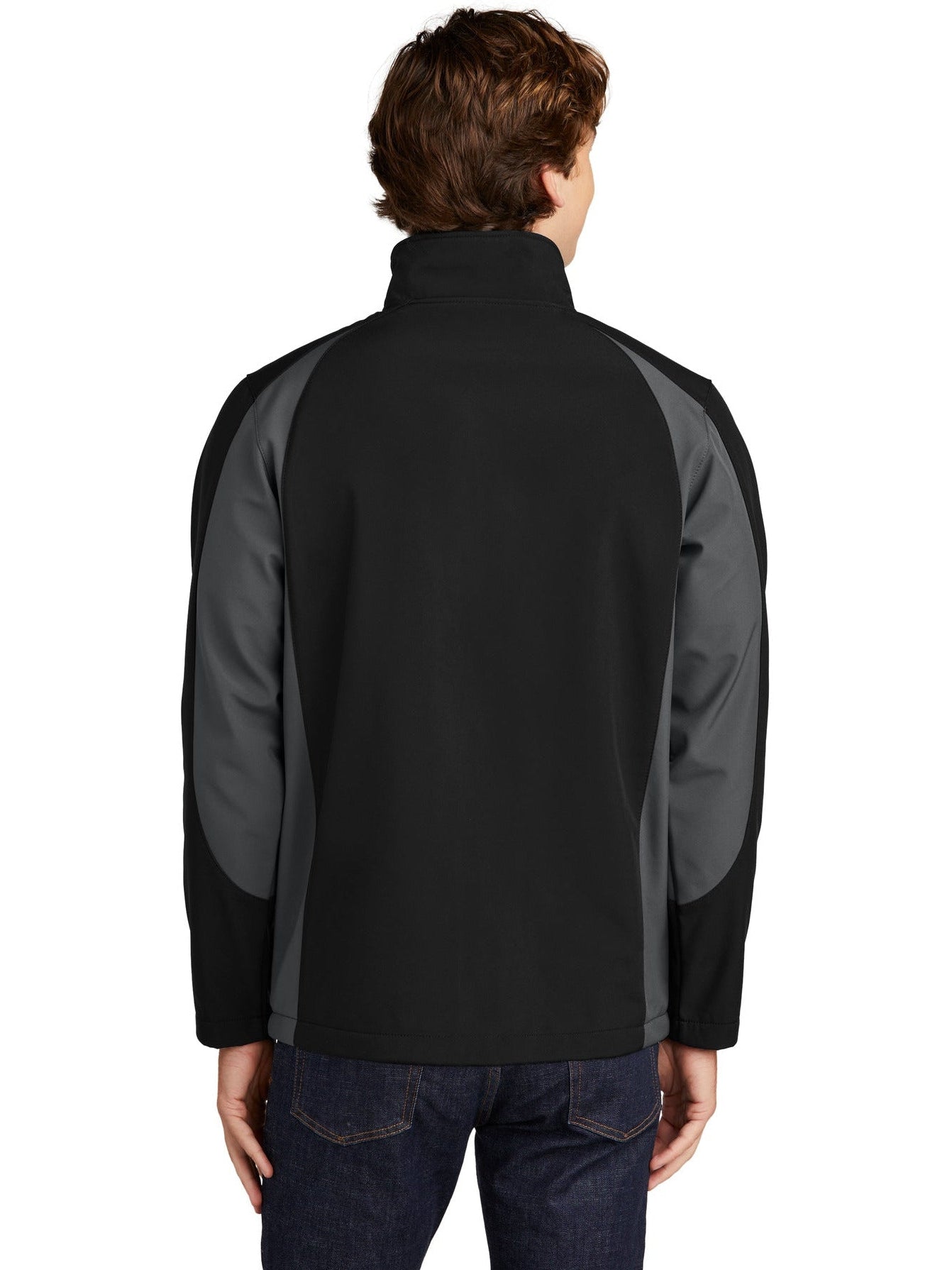 no-logo Sport-Tek Colorblock Soft Shell Jacket-Regular-Sport-Tek-Thread Logic