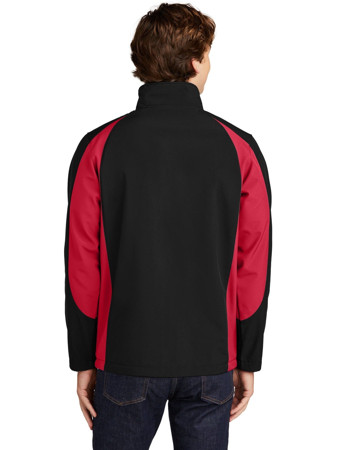 no-logo Sport-Tek Colorblock Soft Shell Jacket-Regular-Sport-Tek-Thread Logic