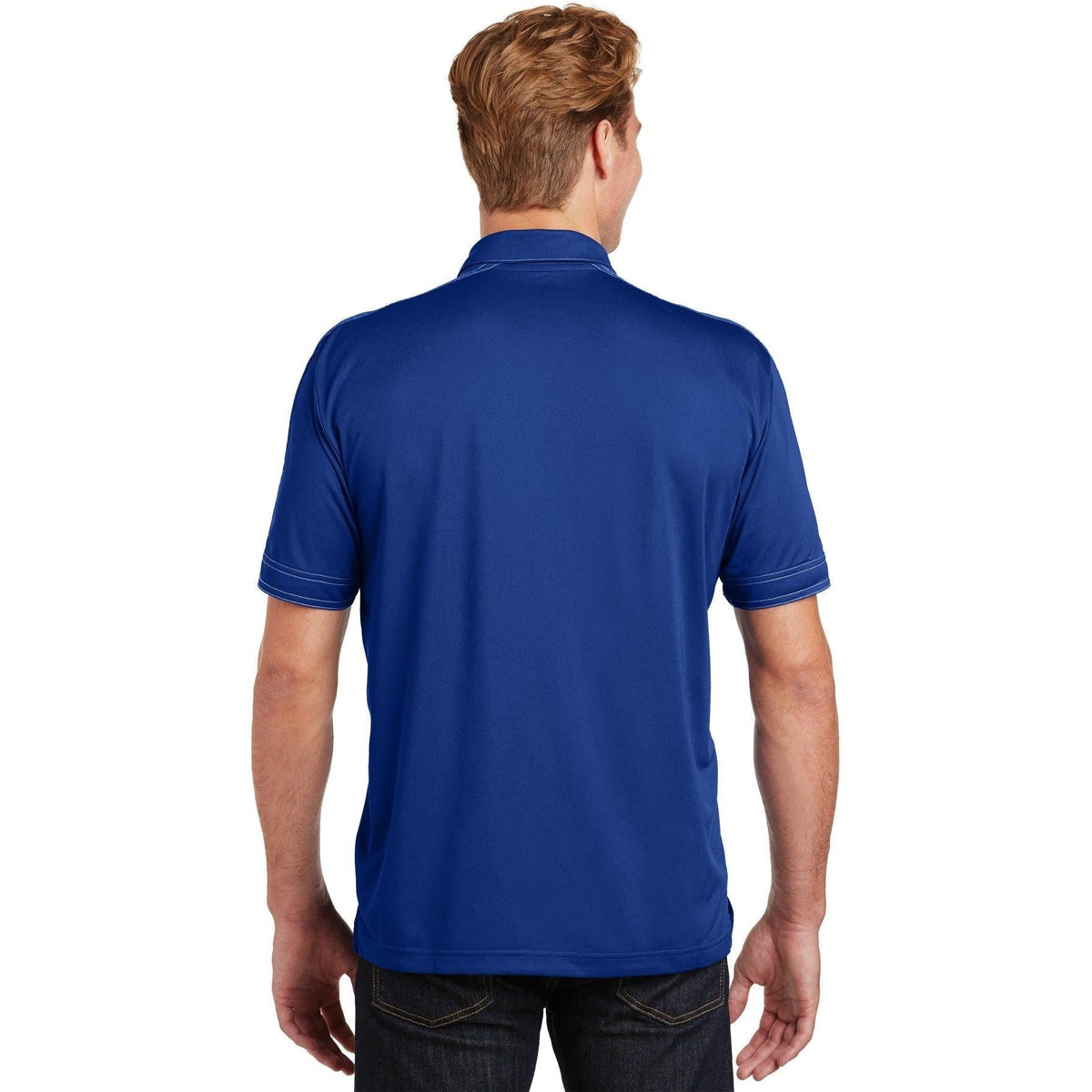 no-logo Sport-Tek Contrast Stitch Sport-Wick Polo-Active-Sport-Tek-Thread Logic
