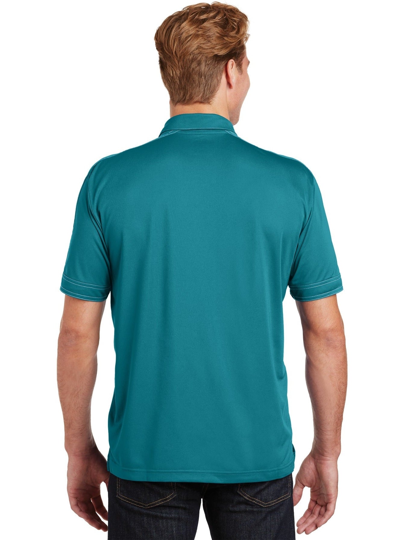 no-logo Sport-Tek Contrast Stitch Sport-Wick Polo-Active-Sport-Tek-Thread Logic