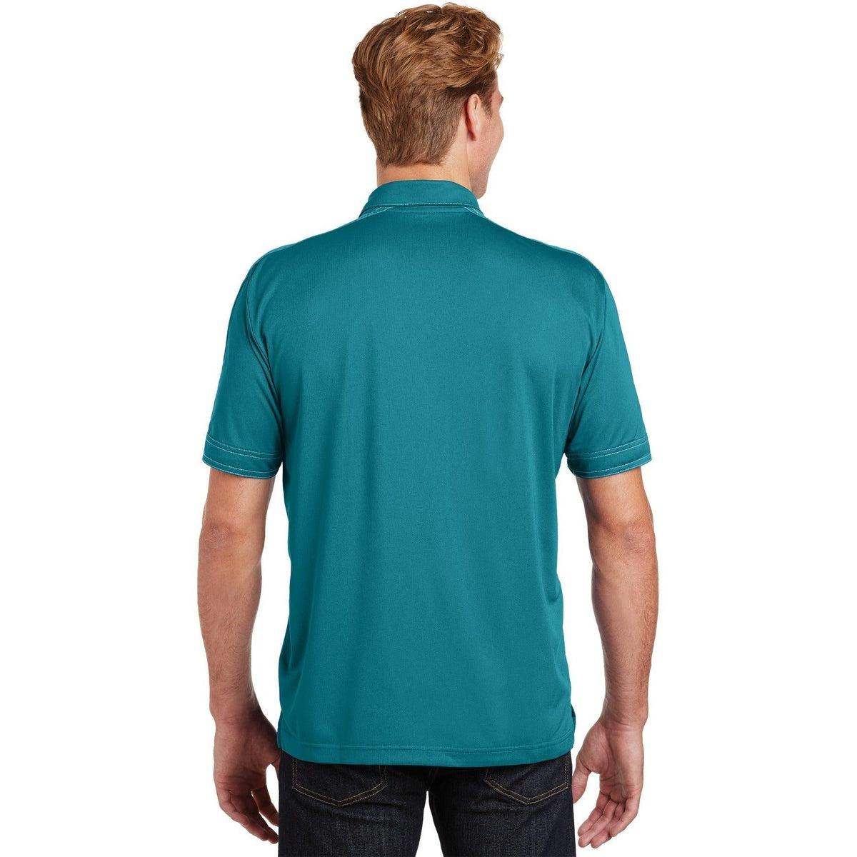 no-logo Sport-Tek Contrast Stitch Sport-Wick Polo-Active-Sport-Tek-Thread Logic