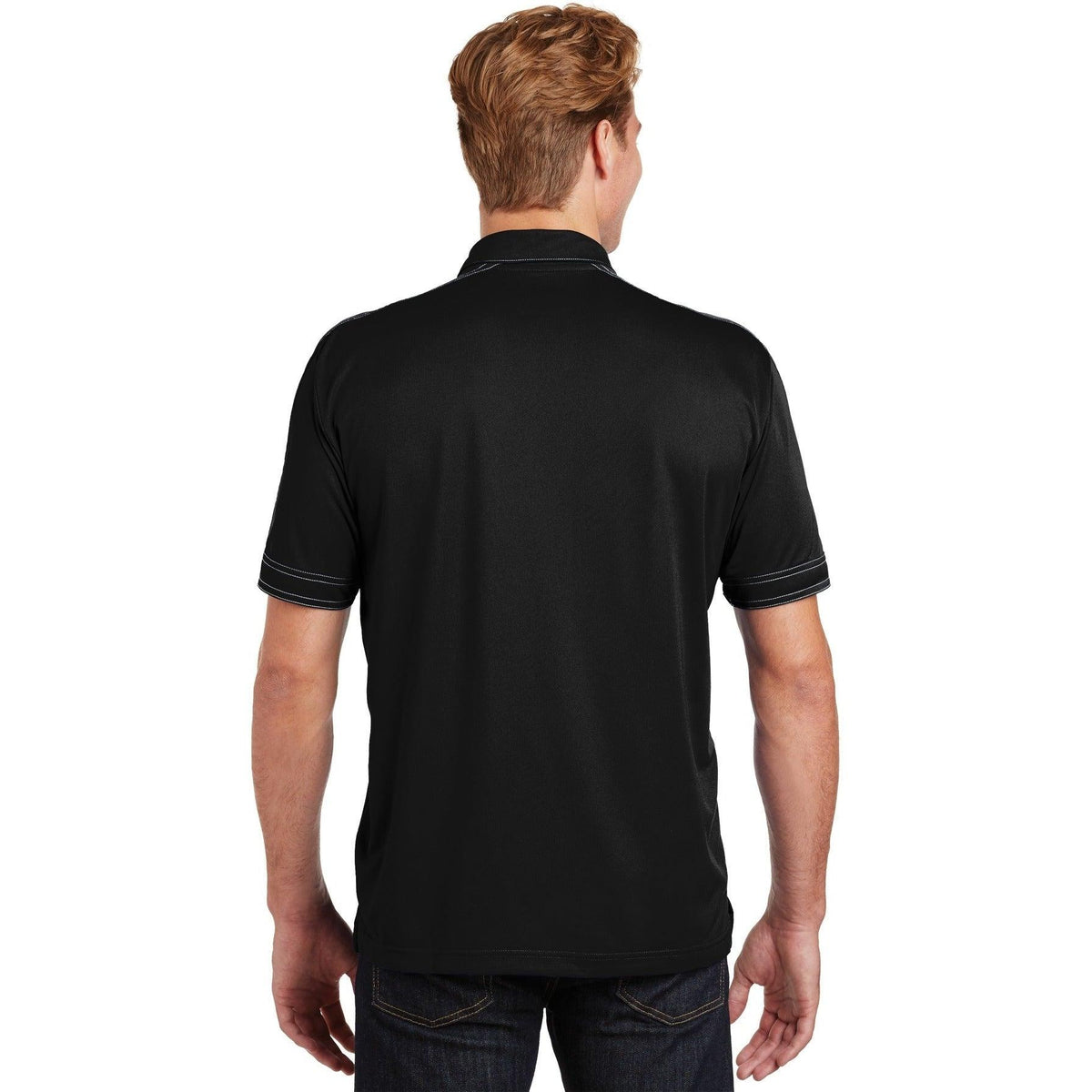 no-logo Sport-Tek Contrast Stitch Sport-Wick Polo-Active-Sport-Tek-Thread Logic