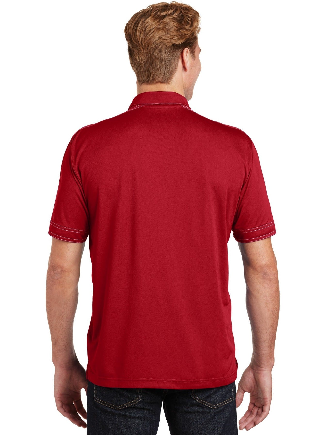 no-logo Sport-Tek Contrast Stitch Sport-Wick Polo-Active-Sport-Tek-Thread Logic