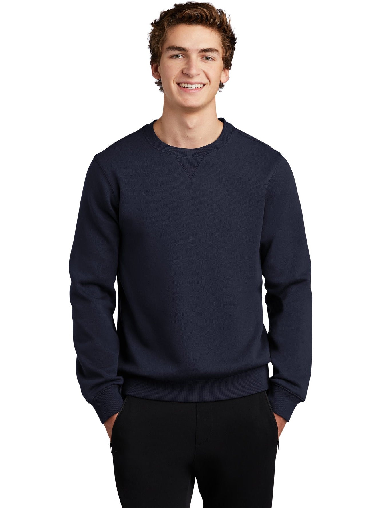 Sport-Tek Crewneck Sweatshirt-Regular-Sport-Tek-True Navy-S-Thread Logic