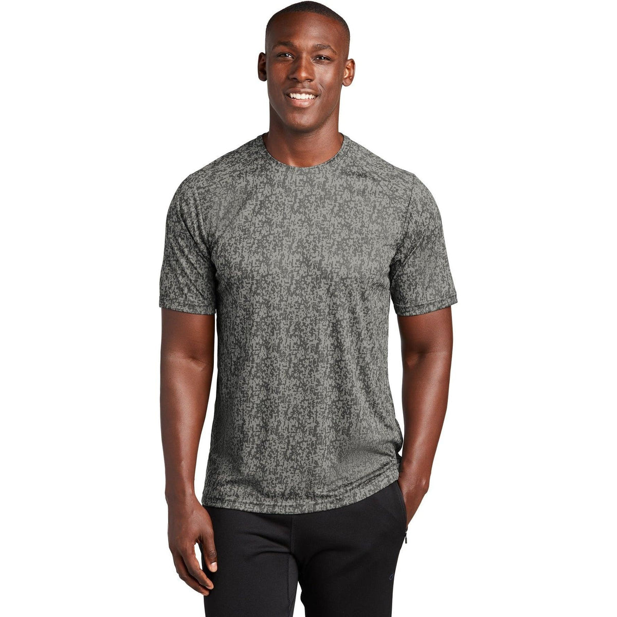 no-logo Sport-Tek Digi Camo Tee-Regular-Sport-Tek-Grey Concrete-S-Thread Logic