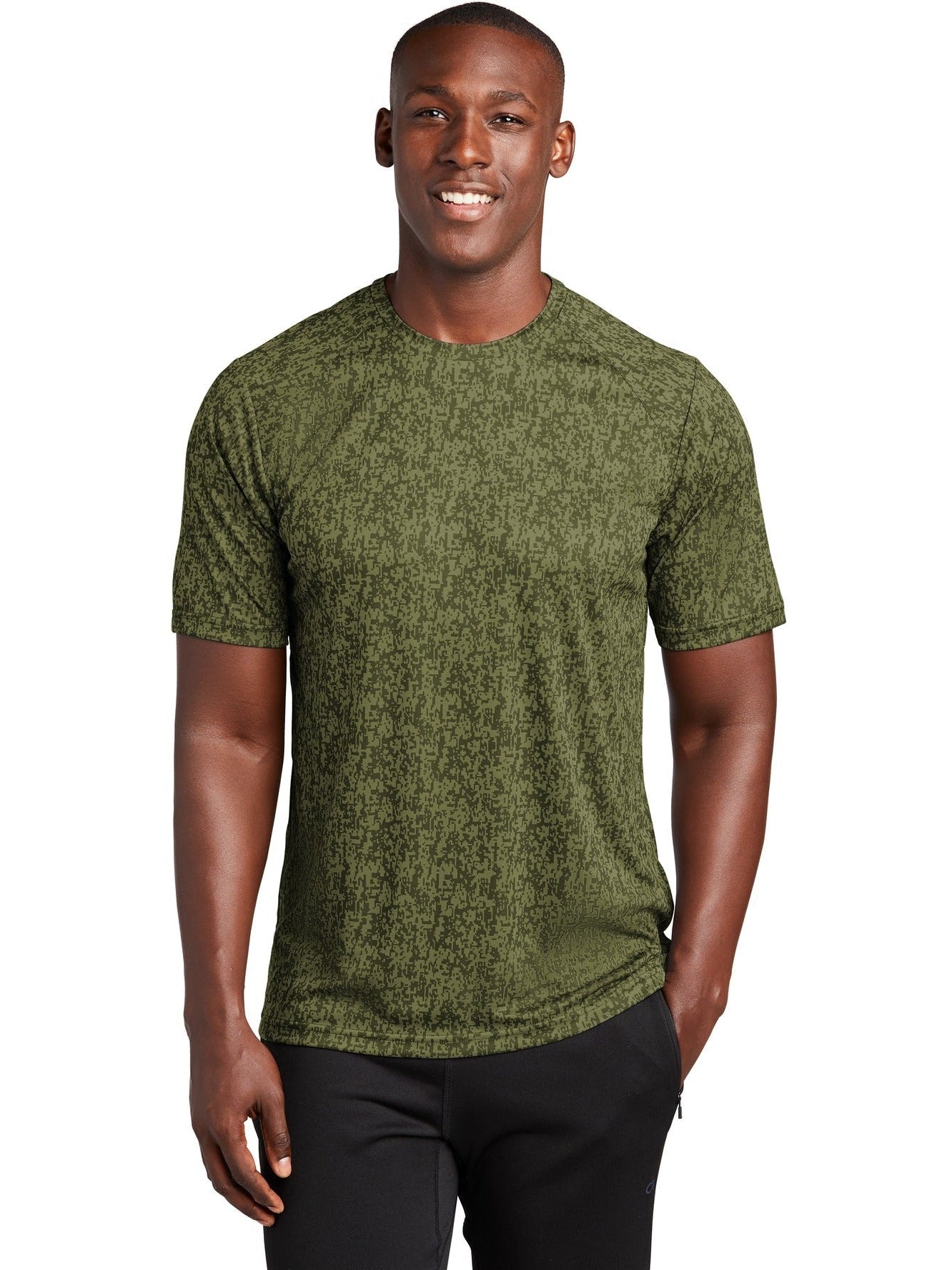 Sport-Tek Digi Camo Tee-Regular-Sport-Tek-Olive Drab Green-S-Thread Logic