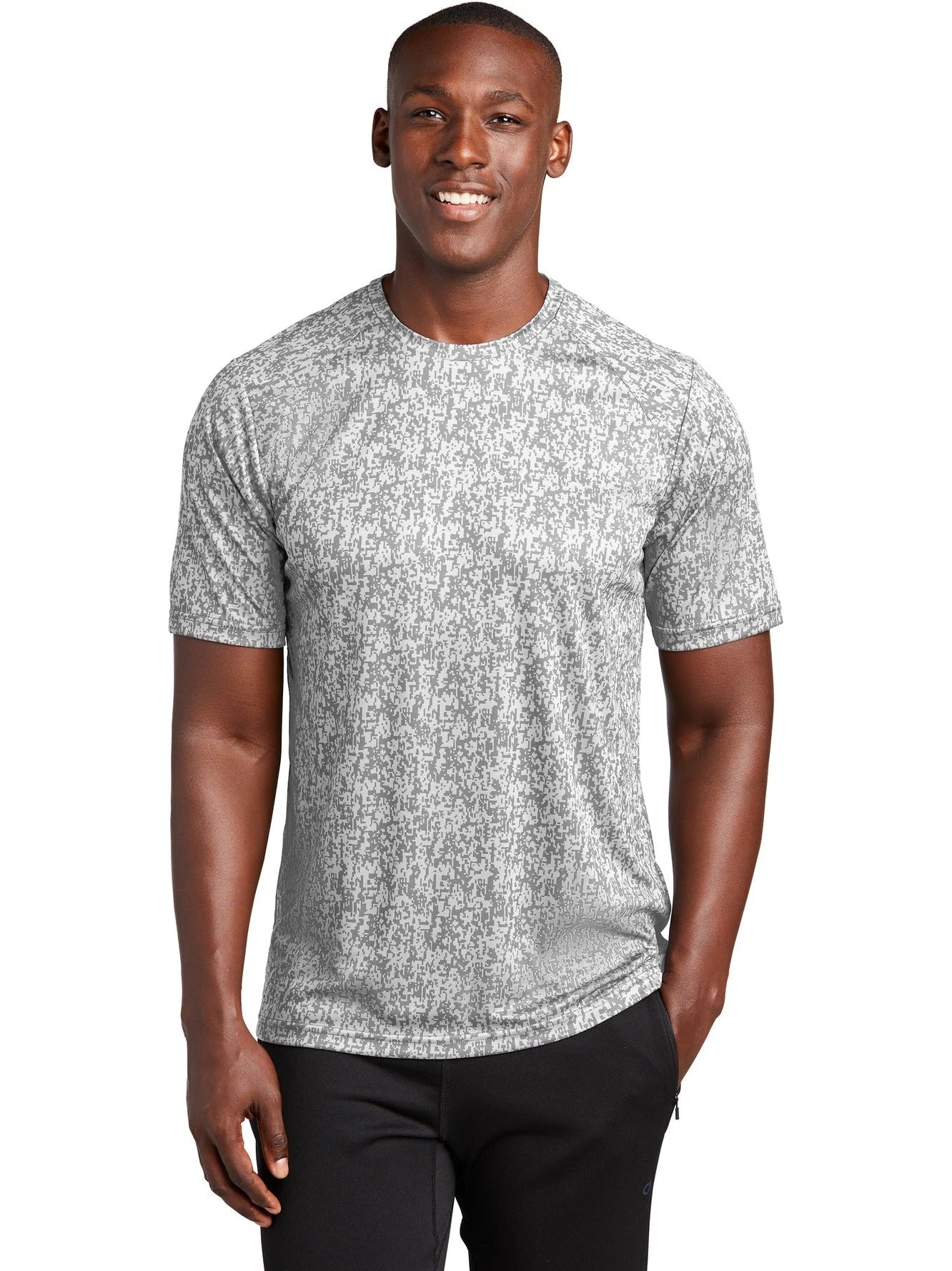 Sport-Tek Digi Camo Tee-Regular-Sport-Tek-White-S-Thread Logic