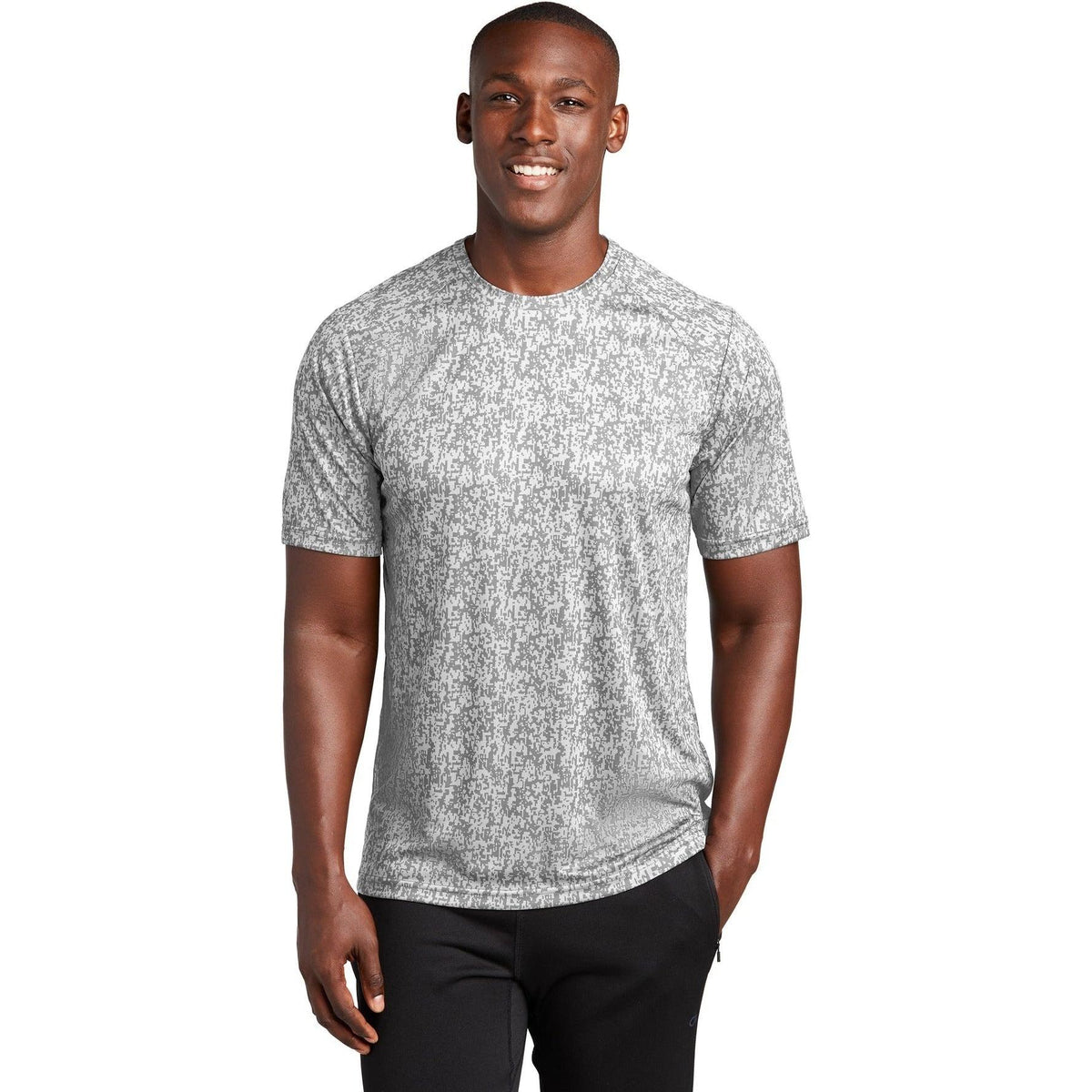 no-logo Sport-Tek Digi Camo Tee-Regular-Sport-Tek-White-S-Thread Logic