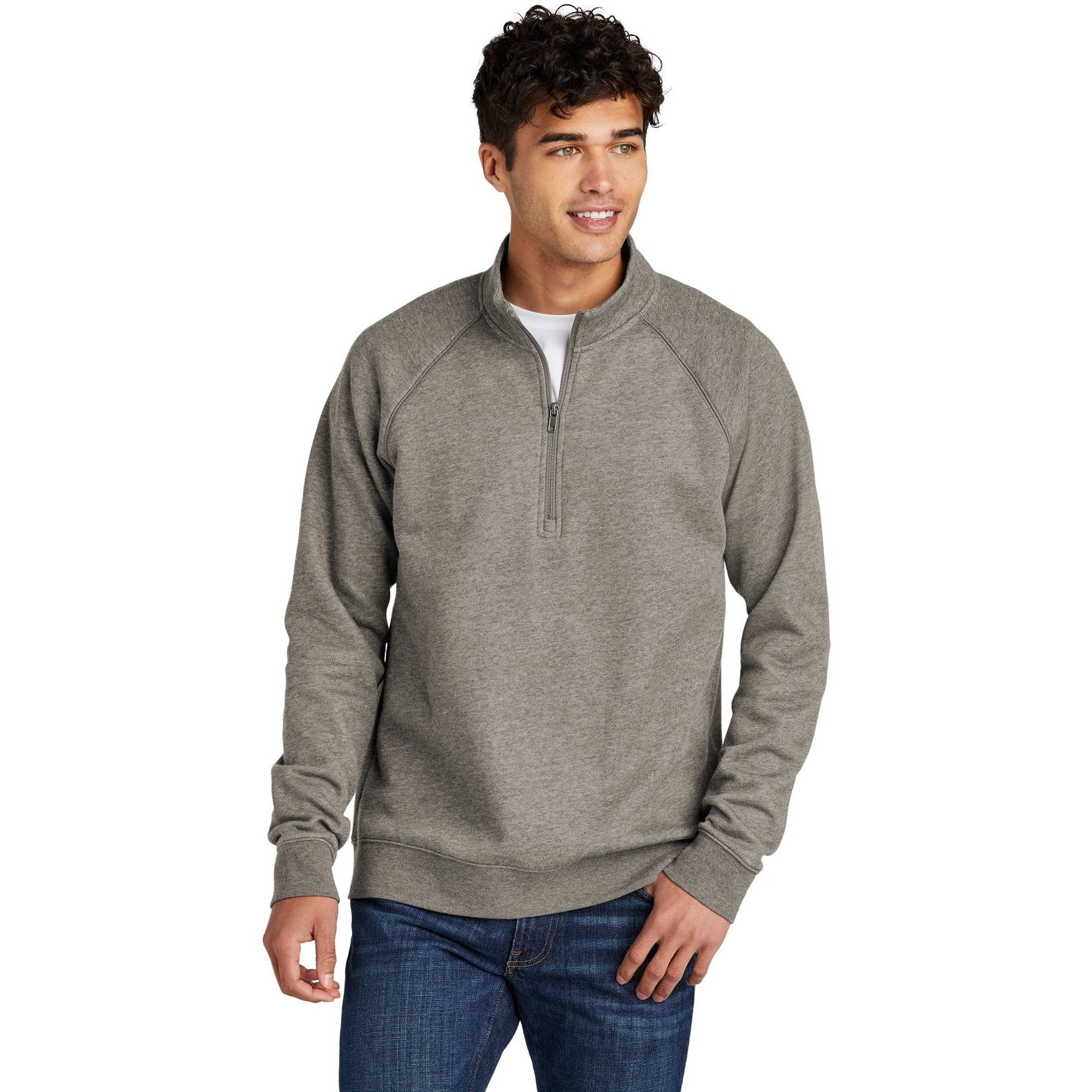 no-logo Sport-Tek Drive Fleece 1/4-Zip Pullover-Apparel-Sport Tek-Thread Logic