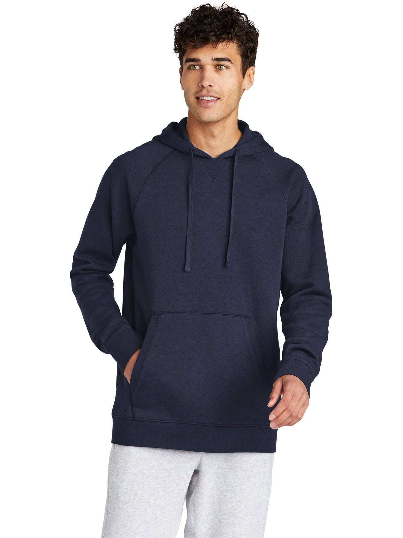 Sport-Tek Drive Fleece Pullover Hoodie-Regular-Sport-Tek-True Navy-2XL-Thread Logic