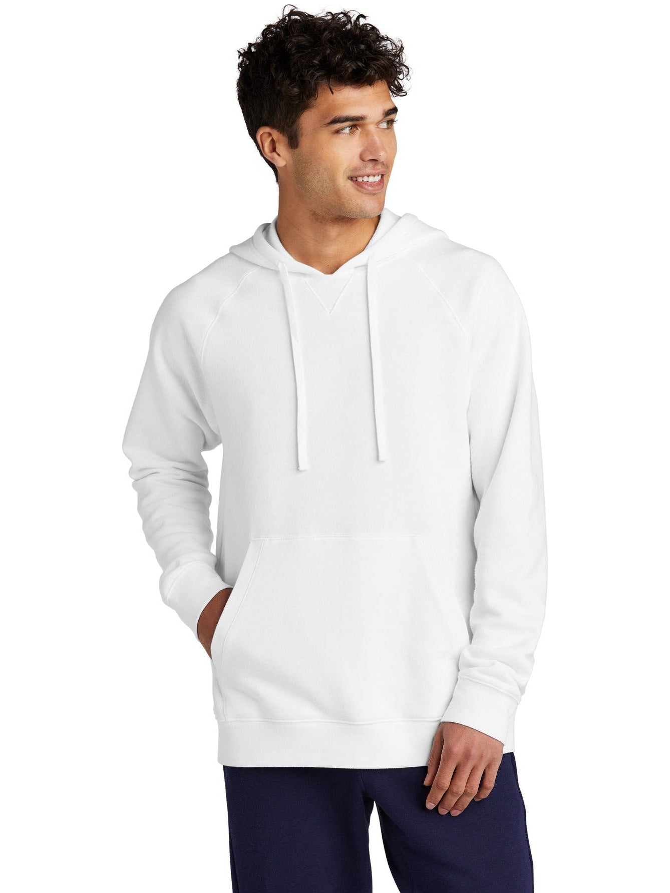 Sport-Tek Drive Fleece Pullover Hoodie-Regular-Sport-Tek-White-2XL-Thread Logic