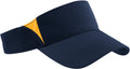  Sport-Tek Dry Zone Colorblock Visor-Regular-Sport-Tek-True Navy/Gold-OSFA-Thread Logic no-logo