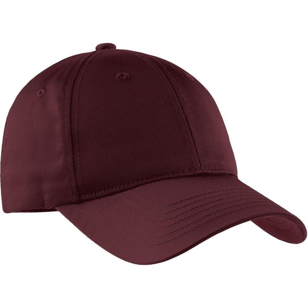 no-logo Sport-Tek Dry Zone Nylon Cap-Regular-Sport-Tek-Maroon-OSFA-Thread Logic