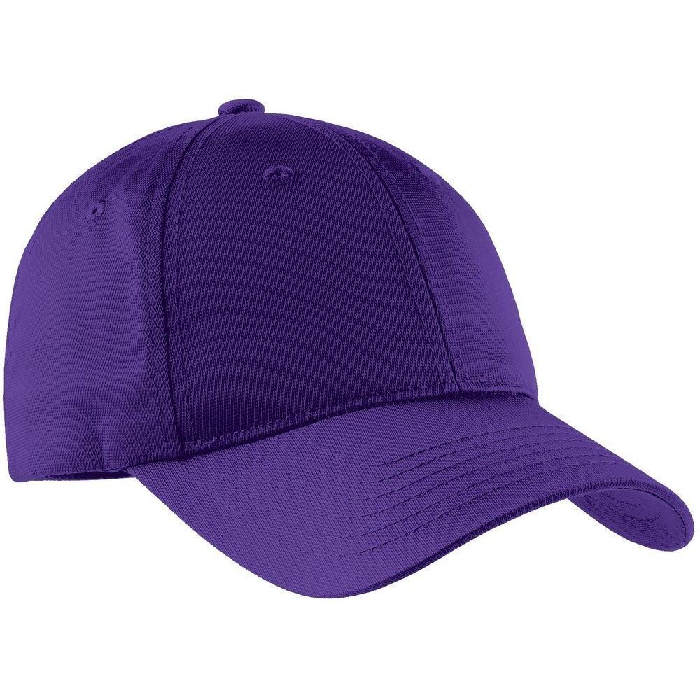 no-logo Sport-Tek Dry Zone Nylon Cap-Regular-Sport-Tek-Purple-OSFA-Thread Logic