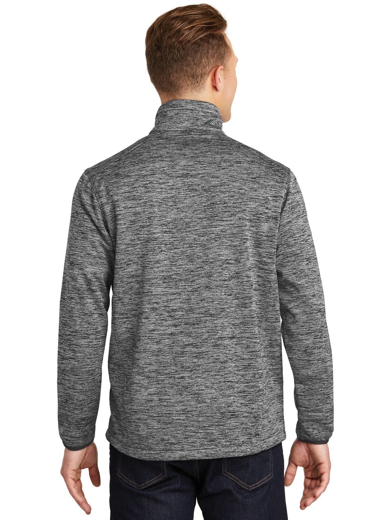 no-logo Sport-Tek Electric Heather Soft Shell Jacket-Regular-Sport-Tek-Thread Logic