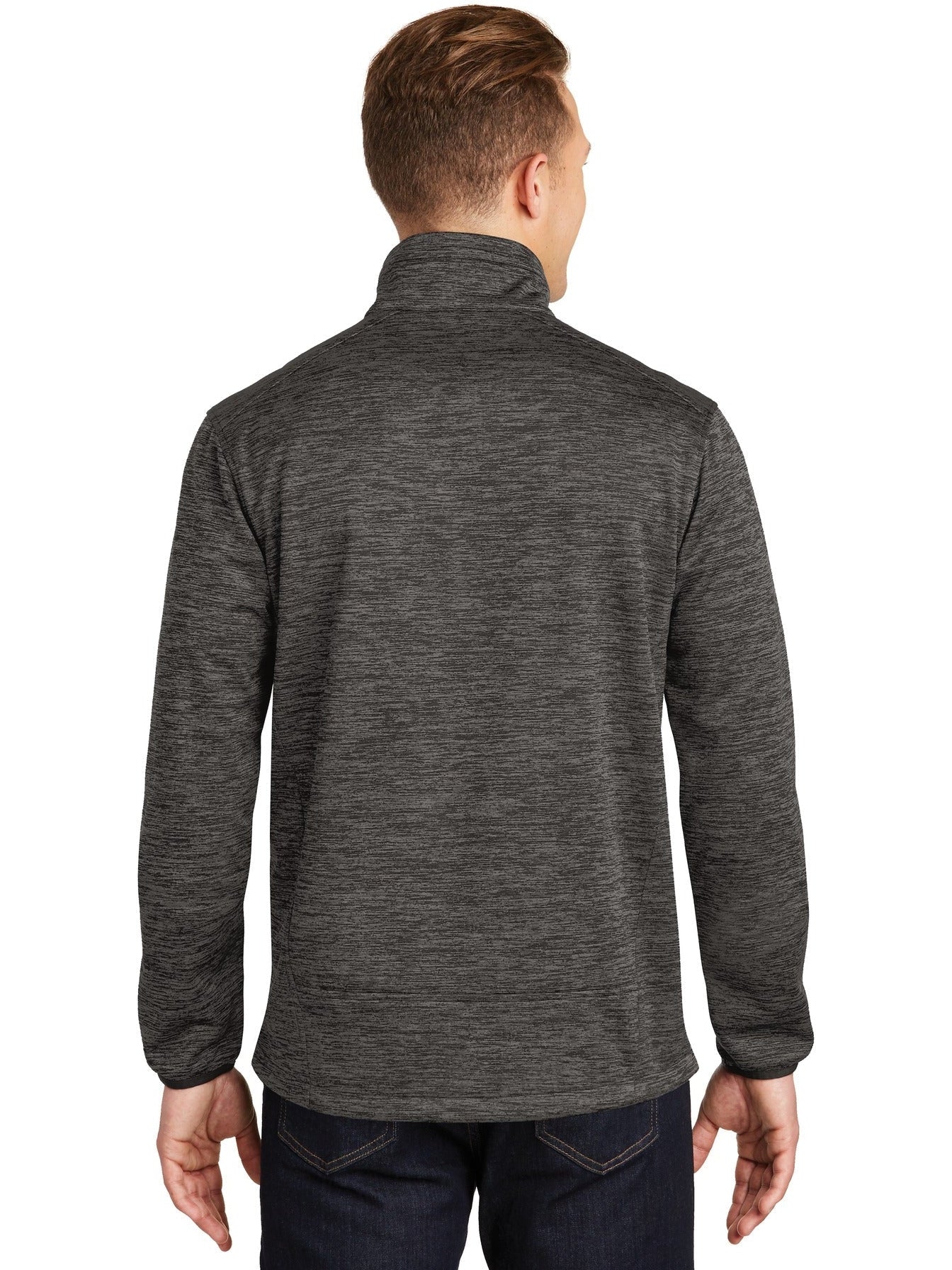 no-logo Sport-Tek Electric Heather Soft Shell Jacket-Regular-Sport-Tek-Thread Logic