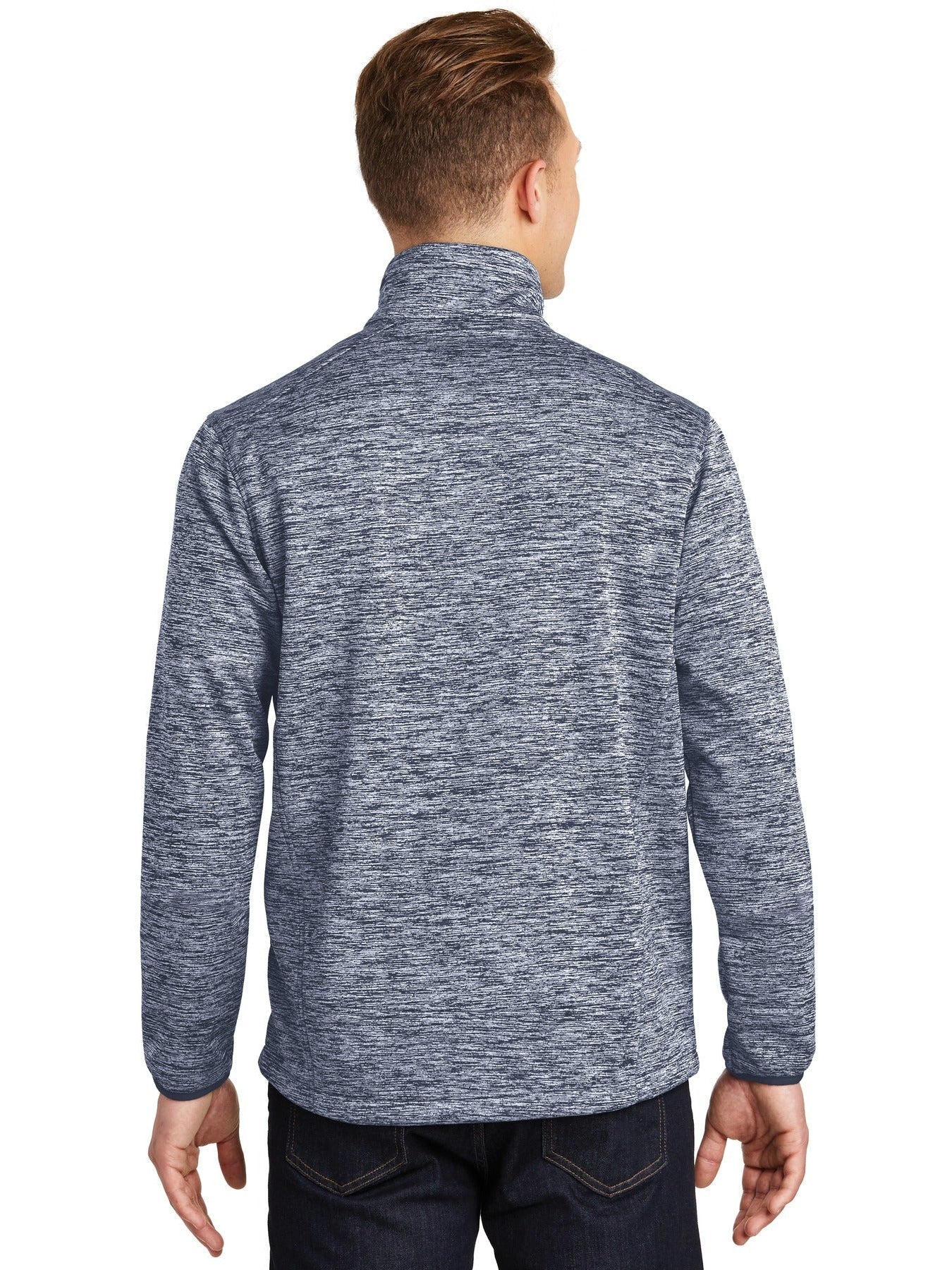 no-logo Sport-Tek Electric Heather Soft Shell Jacket-Regular-Sport-Tek-Thread Logic