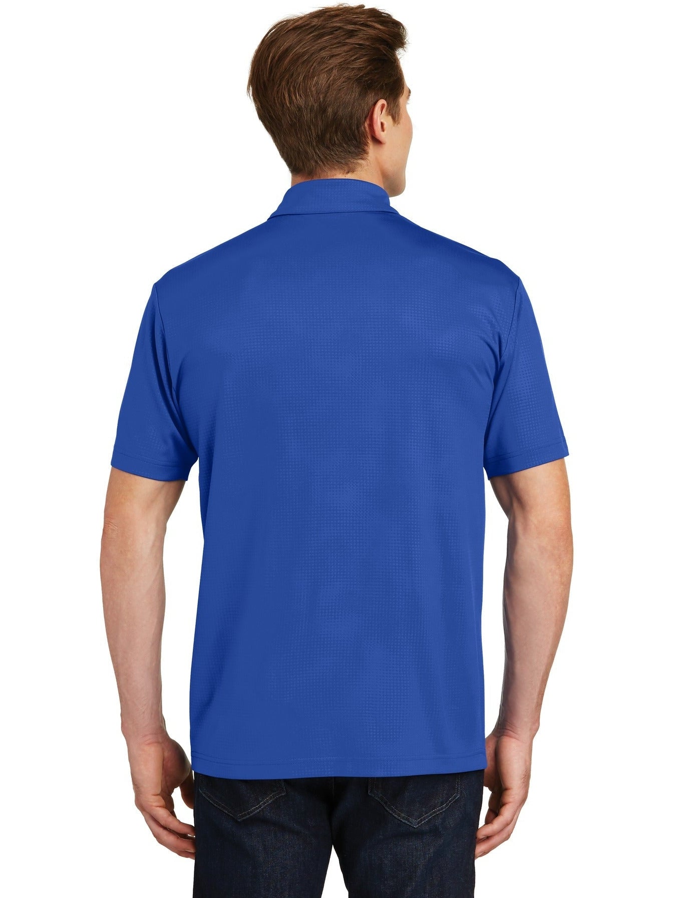 no-logo Sport-Tek Embossed Posicharge Tough Polo-Regular-Sport-Tek-Thread Logic