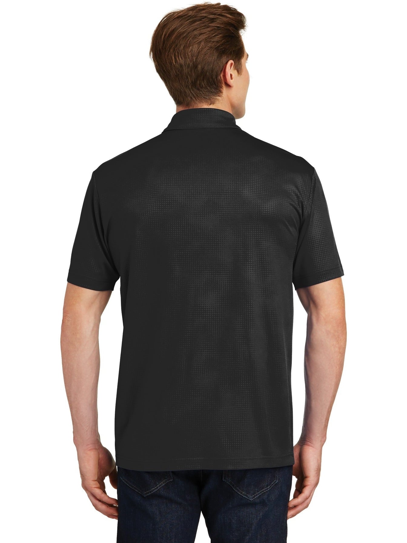 no-logo Sport-Tek Embossed Posicharge Tough Polo-Regular-Sport-Tek-Thread Logic