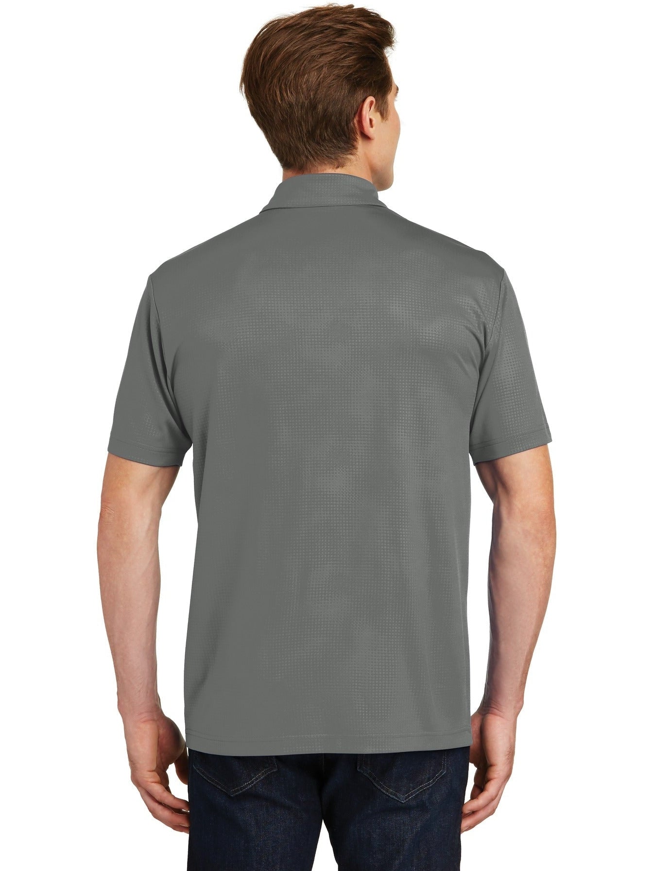 no-logo Sport-Tek Embossed Posicharge Tough Polo-Regular-Sport-Tek-Thread Logic