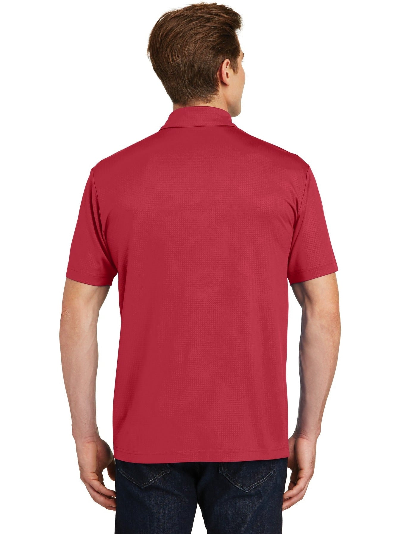 no-logo Sport-Tek Embossed Posicharge Tough Polo-Regular-Sport-Tek-Thread Logic