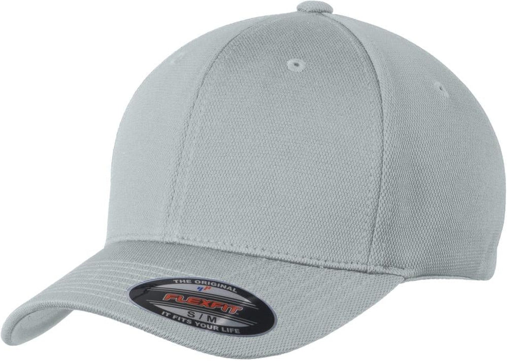 Sport-Tek Flexfit Cool & Dry Poly Block Mesh Cap no-logo