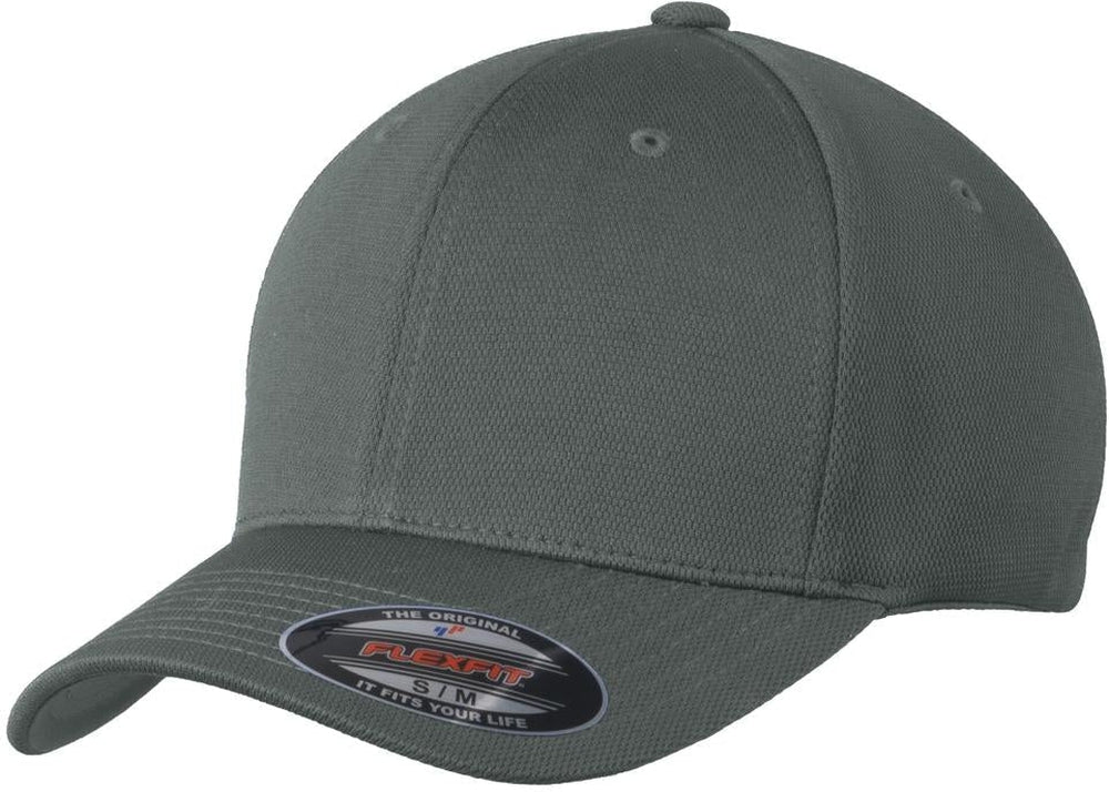 Sport-Tek Flexfit Cool & Dry Poly Block Mesh Cap no-logo