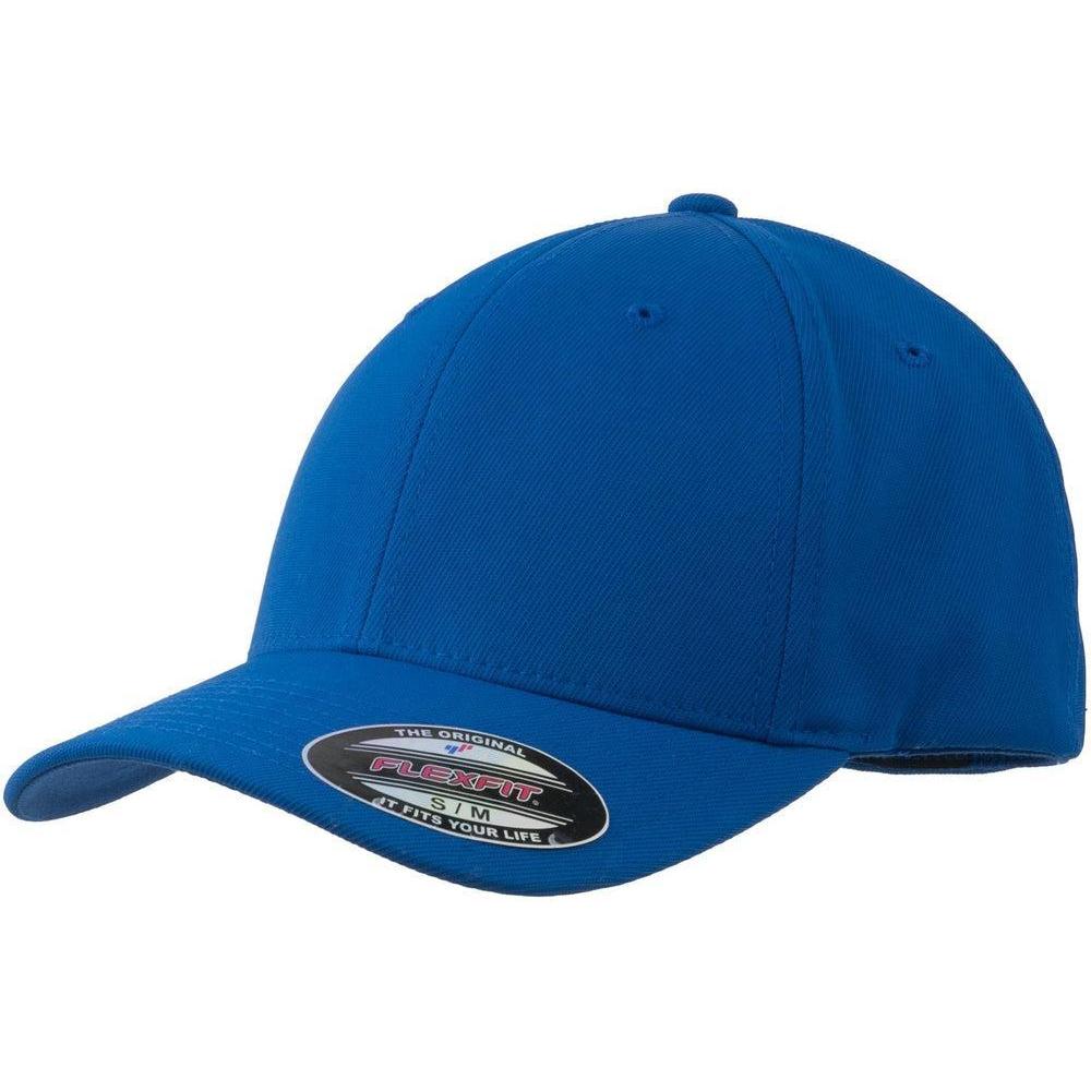 no-logo Sport-Tek Flexfit Performance Solid Cap-Headwear-Sport-Tek-True Royal-S/M-Thread Logic