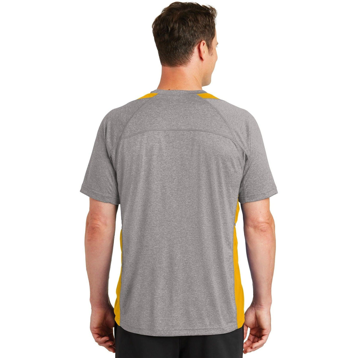 no-logo Sport-Tek Heather Colorblock Contender Tee-Regular-Sport-Tek-Thread Logic