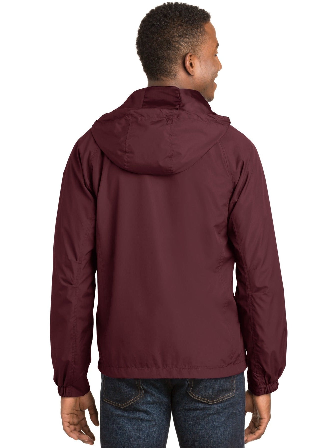 no-logo Sport-Tek Hooded Raglan Jacket-Regular-Sport-Tek-Thread Logic