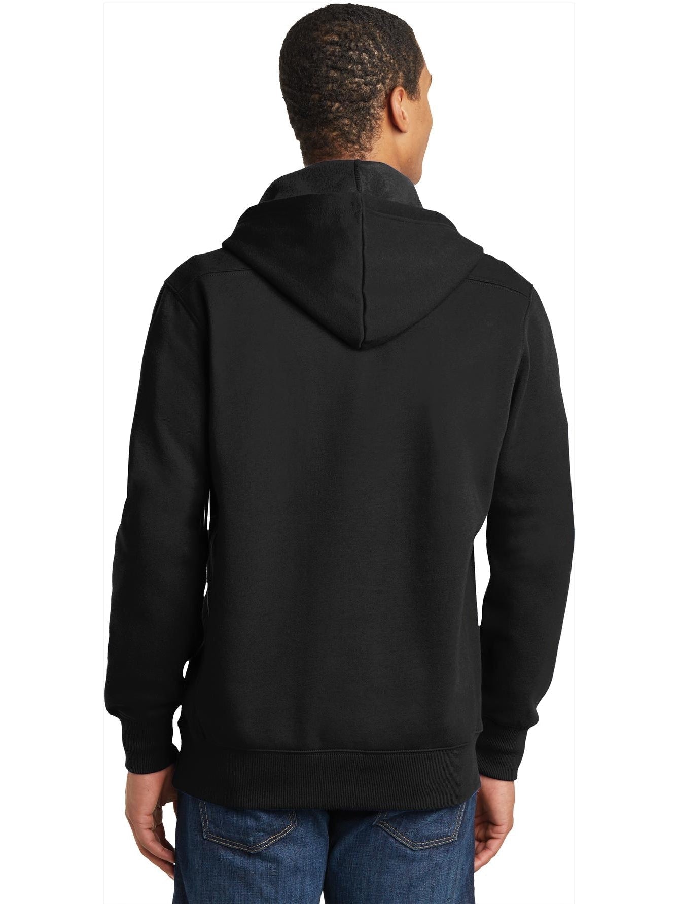 no-logo Sport-Tek Lace Up Pullover Hooded Sweatshirt-Regular-Sport-Tek-Thread Logic