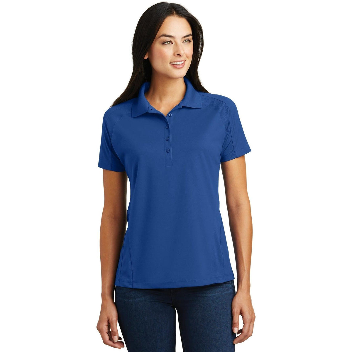 logo-left Sport-Tek Ladies Dri-Mesh Pro Polo-Regular-Sport-Tek-Royal-S-Thread Logic