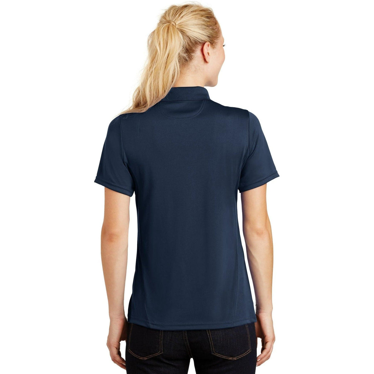 no-logo Sport-Tek Women's Dry Zone Raglan Accent Polo-Regular-Sport-Tek-Thread Logic